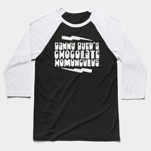 Danny Dyer's Chocolate Homunculus / Peep Show Band Baseball T-Shirt by DankFutura